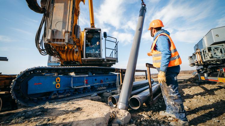 Industrial work on boreholes